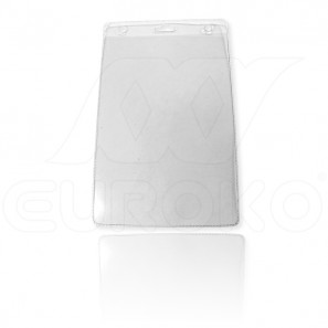 Porte-badge souple transparent 11 x 16 cm