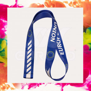 Ruban pour médaille personnalisé cousu