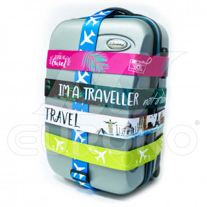 Sangle valise à motifs 50 mm