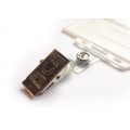 Attaches vinyle transparentes pour porte-badges