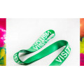 Lanyard visiteur pré-imprimé en satin 20mm