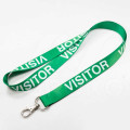 Lanyard visiteur pré-imprimé en satin 20mm