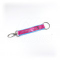 Mini lanyards double-couche porte-clés personnalisés