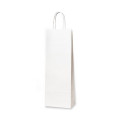 Sac porte-bouteille papier blanc personnalisable