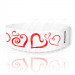 Bracelets Tyvek pré-imprimés 19mm à motifs