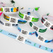 Bracelets festival tissu personnalisés QR / code-barres