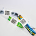 Bracelets festival tissu personnalisés QR / code-barres