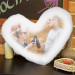 Coussin Coeur Personnalisé avec Photo 40x35 cm