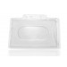 Porte-badge rigide plastique transparent 9x6 cm