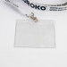 Porte-badge souple plastique A7 horizontal
