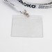 Porte-badge souple plastique A7 horizontal