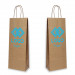 Sac en papier kraft brun pour bouteille