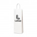 Sac porte-bouteille papier blanc personnalisable