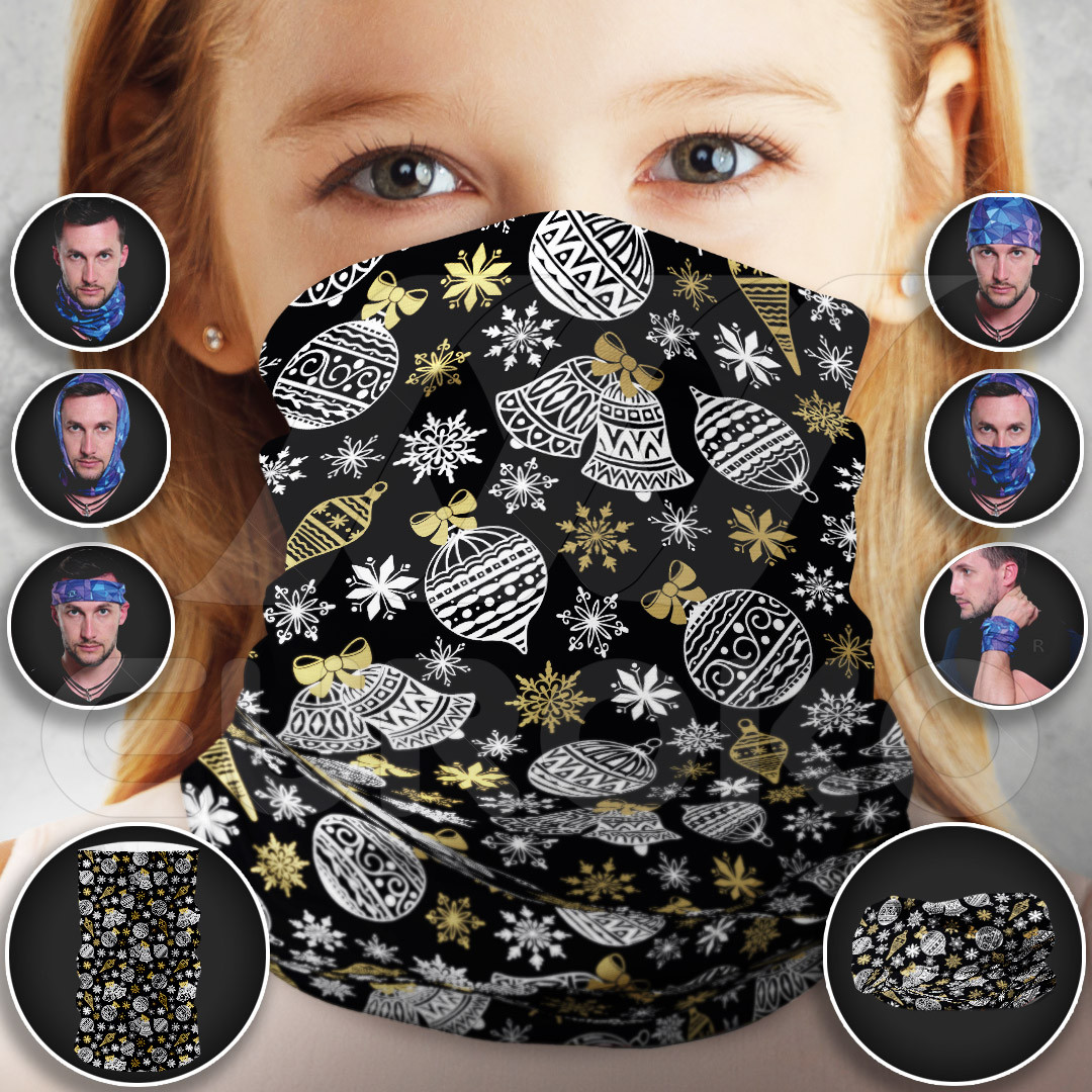 Tube Scarf for Kids Christmas Ornaments