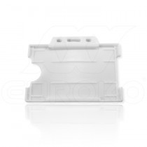 Badge Holder Open White 9x6