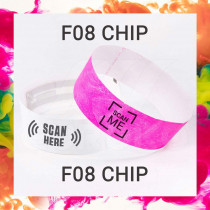 NFC TYVEK Wristband F08