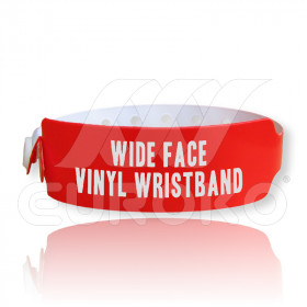 5/4" Wide Face VINYL Wristbands (30mm)