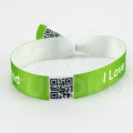 Pulsera de tela con codigo QR 20mm