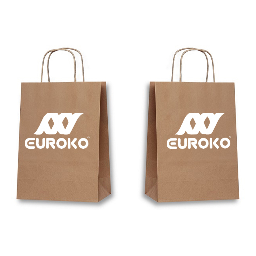 Manici ritorti resistenti per un trasporto comodo e sicuro.