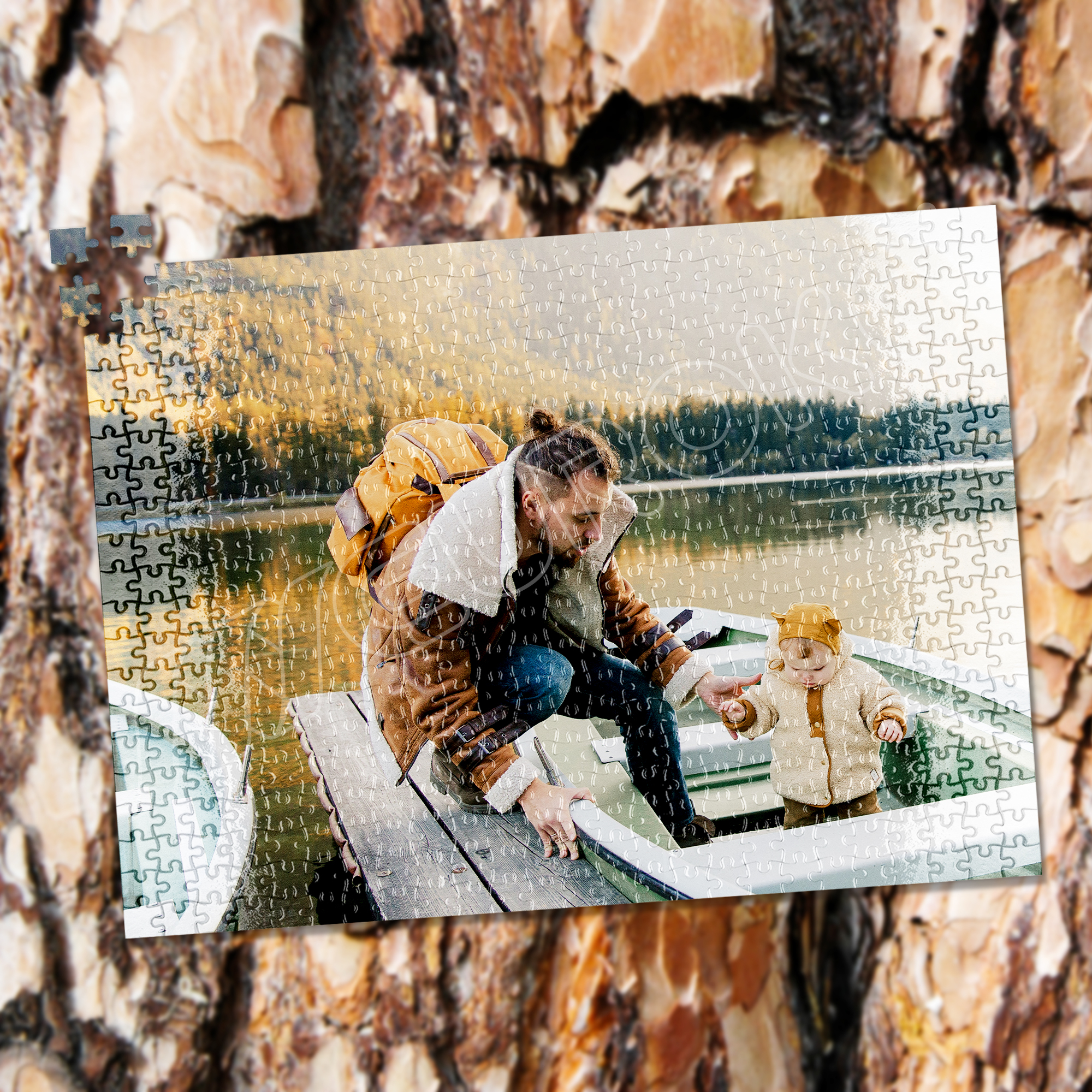 Trasforma le tue foto preferite in puzzle personalizzati unici.