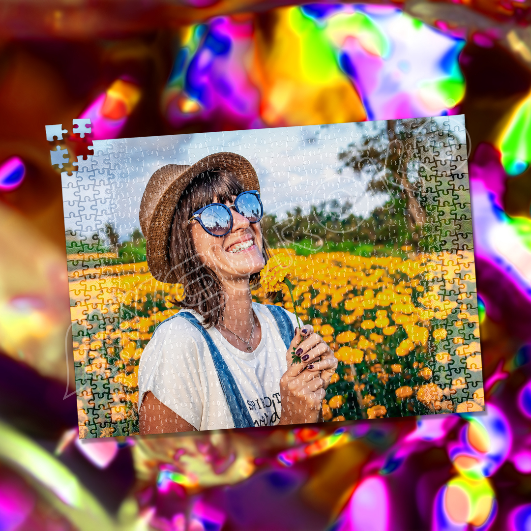 Crea il tuo puzzle unico con la tua foto preferita in pochi click.