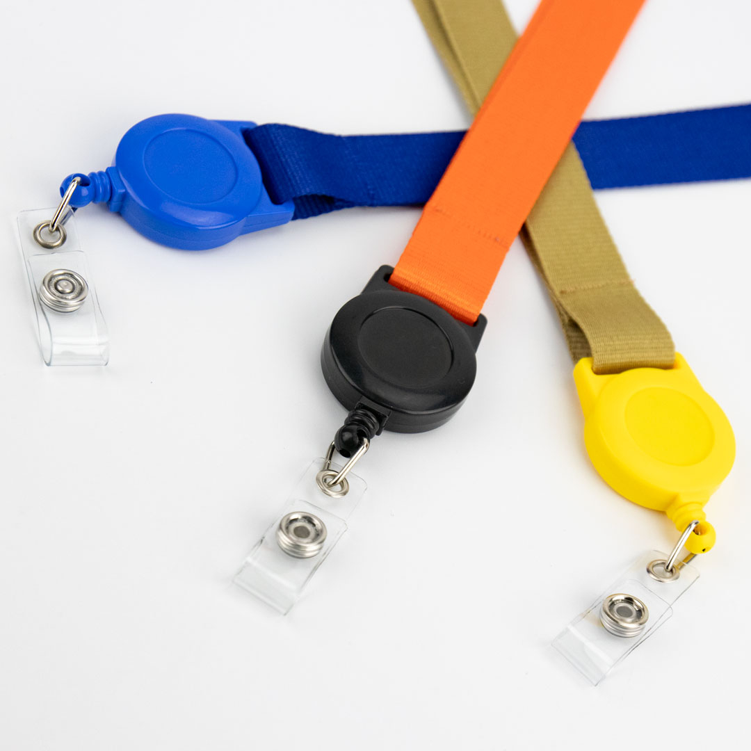 Sistema yoyo retrattile per accesso rapido e pratico al badge.