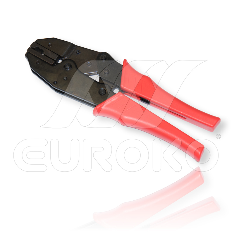 Pinza robusta con impugnature ergonomiche per applicazioni professionali.