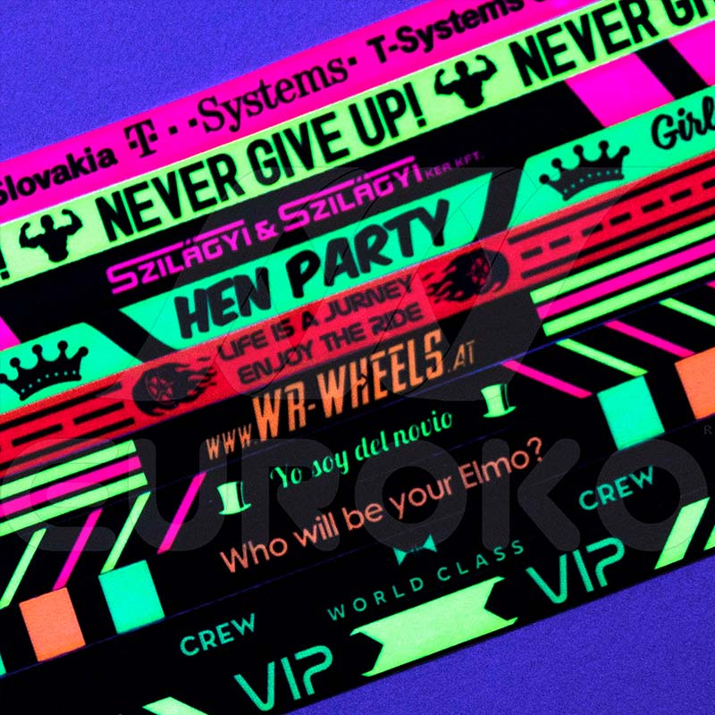 Perfetti per festival, concerti e party con effetto luminoso.