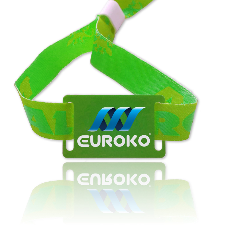 Chip RFID F08 integrato per gestione eventi avanzata e sicura.