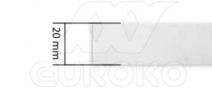 20mm Geriffelt - +€ 0.040 (+€ 0.049 Mit Mwst.)