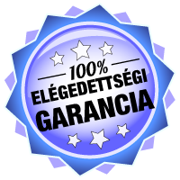 100% el&eacute;gedetts&eacute;gi garancia