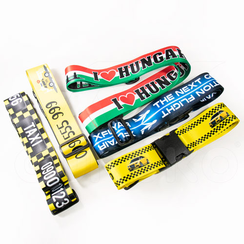 Koffergurt mit individuellem Druck