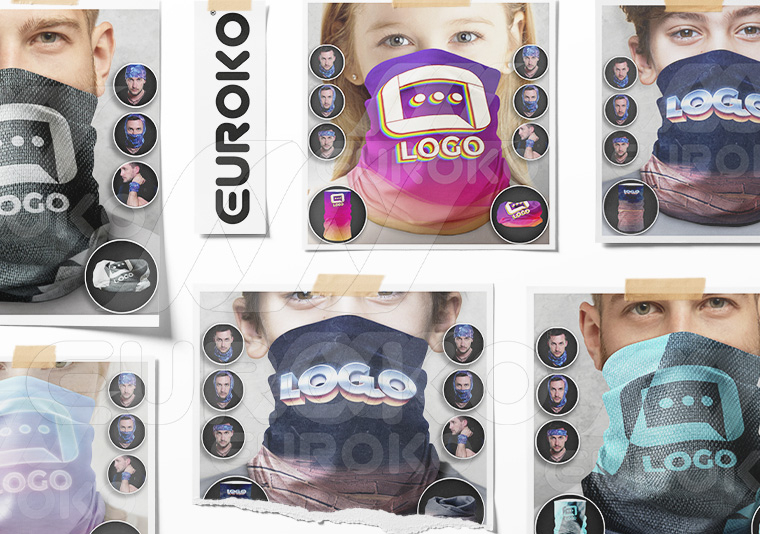 Personalisierte Multifunktionstücher