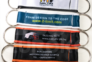 PREMIUM STOFF SCHL&Uuml;SSELANH&Auml;NGER "DOUBLE"